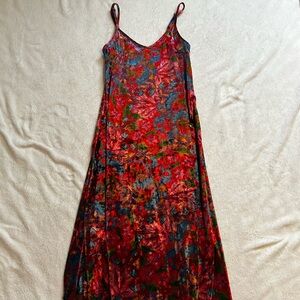 Floral Multicolor Maxi Dress